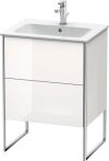 Duravit XSquare, mosdó szekrény 61 cm széles XS 4445 dekor 2 ME by Starck