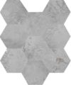 Caesar alchemy, argent hexagons 28 x 34 cm RT natur