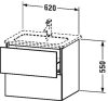Duravit L-Cube, mosdó szekrény 62 cm széles LC 6240