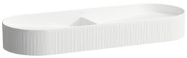 Laufen Sonar mosdótál 100 cm széles 812349 dupla, texturált, LCC fehér