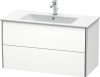 Duravit XSquare, mosdó szekrény 101 cm széles XS 4173 dekor 1 ME by Starck