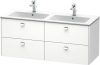 Duravit Brioso, mosdó szekrény 129 cm széles BR4106 dekor 1, Me by Starck