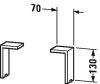 Duravit Vero, láb mosdó alsószekrényhez UV 9993