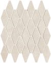 fap ceramiche nobu, white gres rombi mosaico 31 x 35,5 cm RT matt