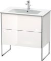 Duravit XSquare, mosdó szekrény 81 cm széles XS 4446 dekor 2 ME by Starck