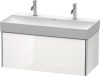 Duravit XSquare, mosdó szekrény 98,4 cm széles XS 4063 dekor 2 DuraSquare