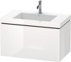 Duravit Vero Air, mosdó szekrénnyel  80 cm széles LC6917 lakkozott