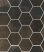 sant'agostino oxidart, black hexagon 27 x 32,5 cm natur