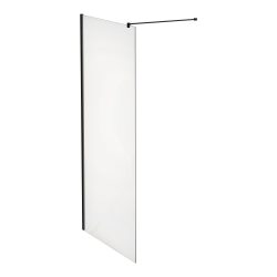 Laufen Walk-in zuhanyfal 100 cm széles H2609514500001, matt fekete