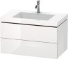 Duravit Vero Air, mosdó szekrénnyel  80 cm széles LC6927, lakkozott