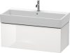 Duravit L-Cube, mosdó szekrény  98,4 cm széles LC 6178 lakkozott, Vero Air