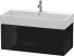 Duravit L-Cube, mosdó szekrény  98,4 cm széles LC 6178 lakkozott, Vero Air
