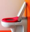 Laufen Florakids, wc ülőke H8910300620001, piros/fehér Laufen Florakids, wc ülőke H8910300620001, piros/fehér