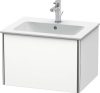 Duravit XSquare, mosdó szekrény 61 cm széles XS 4071 dekor 1 ME by Starck