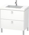 Duravit Brioso, mosdó szekrénnyel 80 cm széles BR4701 dekor 1, Vero Air