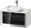 Duravit Vitrium, mosdó szekrény  80 cm széles VT4790 dekor2