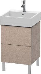 Duravit L-Cube, mosdó szekrény  48,4 cm széles LC 6774 furnérozott, Vero Air