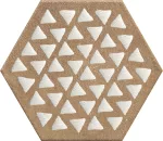 Marca Corona 1741, terracreta intarsio chamotte