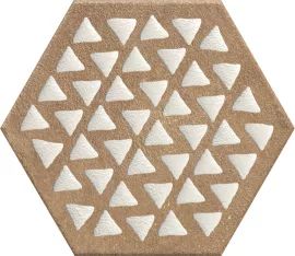 Marca Corona 1741, terracreta intarsio chamotte