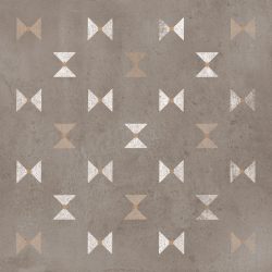 sant'agostino ritual, patchwork brown 20 x 20 cm