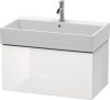 Duravit L-Cube, mosdó szekrény  78,4 cm széles LC 6177 lakkozott, Vero Air