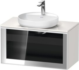 Duravit Vitrium, mosdó szekrény  80 cm széles VT4790 dekor2, világítással