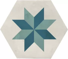 Marca Corona 1741, terra art stella o/c esagona