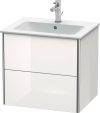 Duravit XSquare, mosdó szekrény 61 cm széles XS 4171 dekor 2 ME by Starck