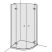 Duscholux Classic sarokbelépő kabin, íves 376.624120 100 x 100 cm