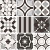 sant'agostino patchwork, black&white mix 20 x 20 cm sant'agostino patchwork, black&white mix 20 x 20 cm