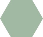 croma, cascade hexagon 15 x 17,3 cm, matt, R10