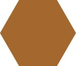 croma, cayenne hexagon 15 x 17,3 cm, matt, R10