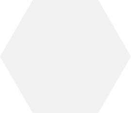 croma, cotton hexagon 15 x 17,3 cm, matt, R10