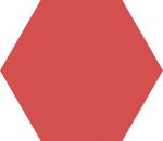 croma, driftwood hexagon 15 x 17,3 cm, matt, R10