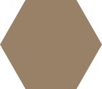 croma, flagstone hexagon 15 x 17,3 cm, matt, R10