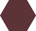 croma, leather hexagon 15 x 17,3 cm, matt, R10