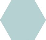 croma, overcast hexagon 15 x 17,3 cm, matt, R10