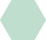 croma, tea hexagon 15 x 17,3 cm, matt, R10