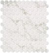 fap ceramiche roma, calacatta round mosaico 29,5 x 32,5 cm matt