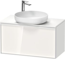 Duravit Vitrium, mosdó szekrény  80 cm széles VT4780 dekor1, bi-color, világítással