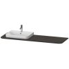 Duravit Happy D.2 Plus, mosdópult 160 cm széles HP 031H, furnérozott