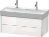 Duravit XSquare, mosdó szekrény 98,4 cm széles XS 4163 dekor 2 DuraSquare