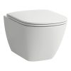 Laufen Lua WC, fali mélyöblítéses rimless H8210807570001, Silent Flush, matt fehér Laufen Lua WC, fali mélyöblítéses rimless H8210807570001, Silent Flush, matt fehér