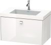 Duravit Brioso, mosdó szekrénnyel 80 cm széles BR4601 dekor 2, Vero Air Duravit Brioso, mosdó szekrénnyel 80 cm széles BR4601 dekor 2, Vero Air