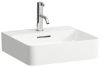 Laufen Val kézmosó 45 cm széles H8162804001041 csiszolt, LCC fehér