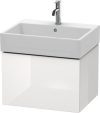 Duravit L-Cube, mosdó szekrény  58,4 cm széles LC 6175 lakkozott, Vero Air