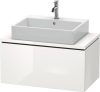 Duravit L-Cube, mosdó szekrény  82 cm széles LC 5802 dekor 2