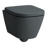   Laufen Meda WC, fali kompakt mélyöblítéses rimless H8201137580001, matt grafit