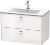 Duravit Brioso, mosdó szekrény 82 cm széles BR4102 dekor 2, Me by Starck