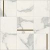 Caesar anima futura, majestic white composizione N brass 30 x 30 cm lucidato Caesar anima futura, majestic white composizione N brass 30 x 30 cm lucidato